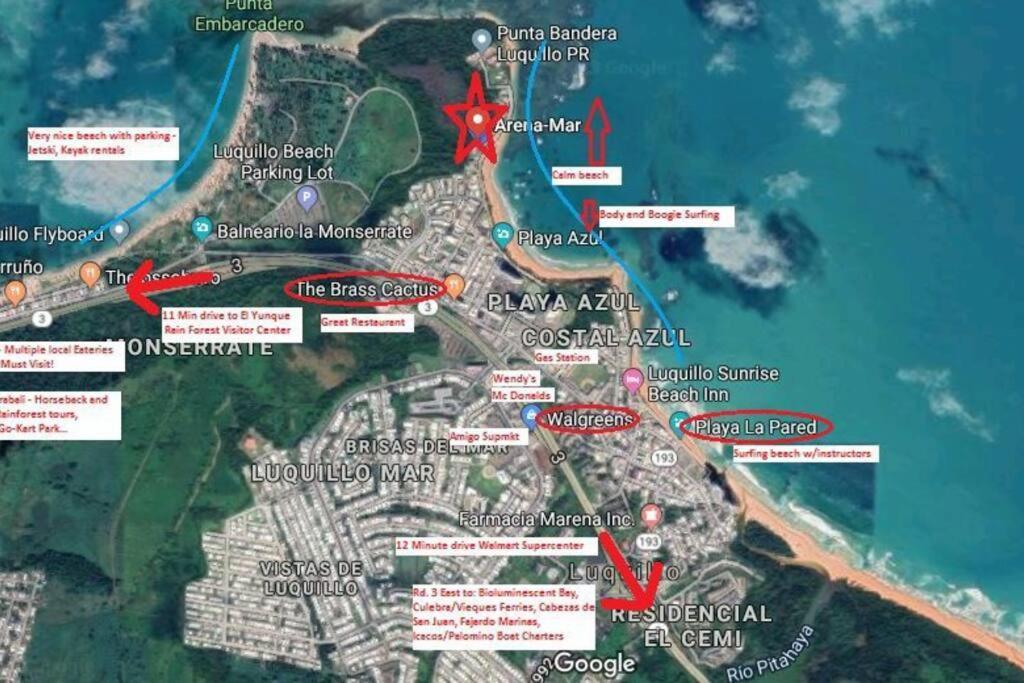 1St Floor, A/C Everywhere, Balcony With Beach View In Luquillo Εξωτερικό φωτογραφία